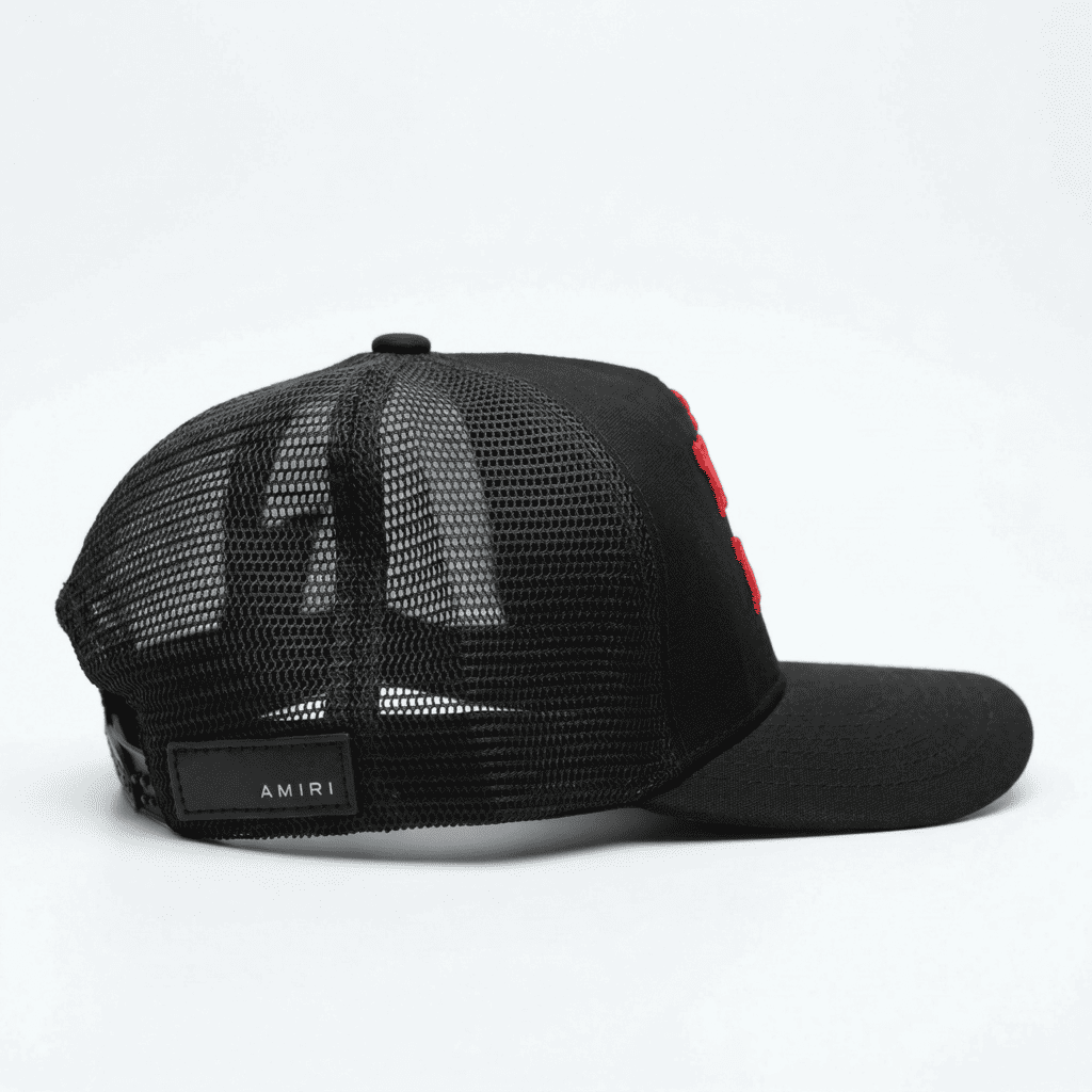 Gorra negra para hombre - vista lateral - JDC Luxury Store