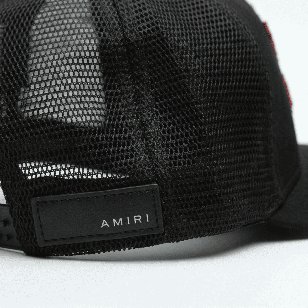 Gorra negra para hombre - detalle - JDC Luxury Store