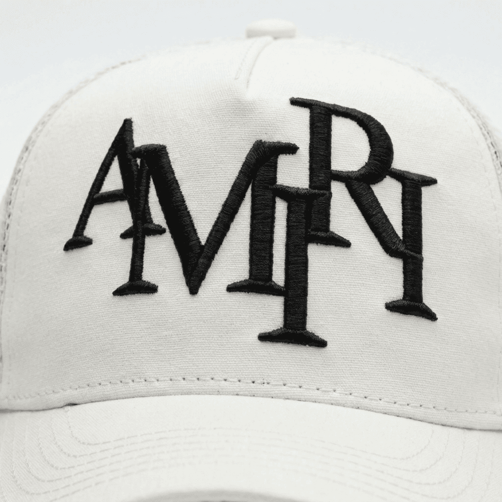 Gorra blanca para hombre - detalle - JDC Luxury Store