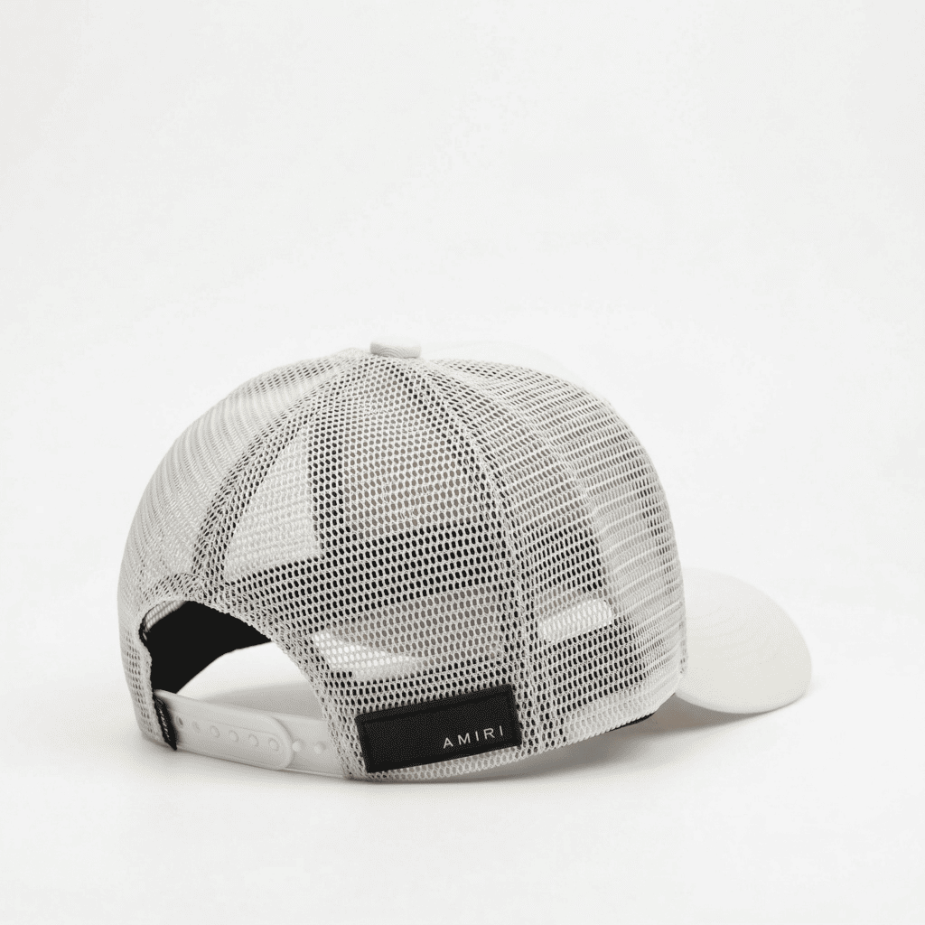 Gorra blanca para hombre - vista lateral - JDC Luxury Store