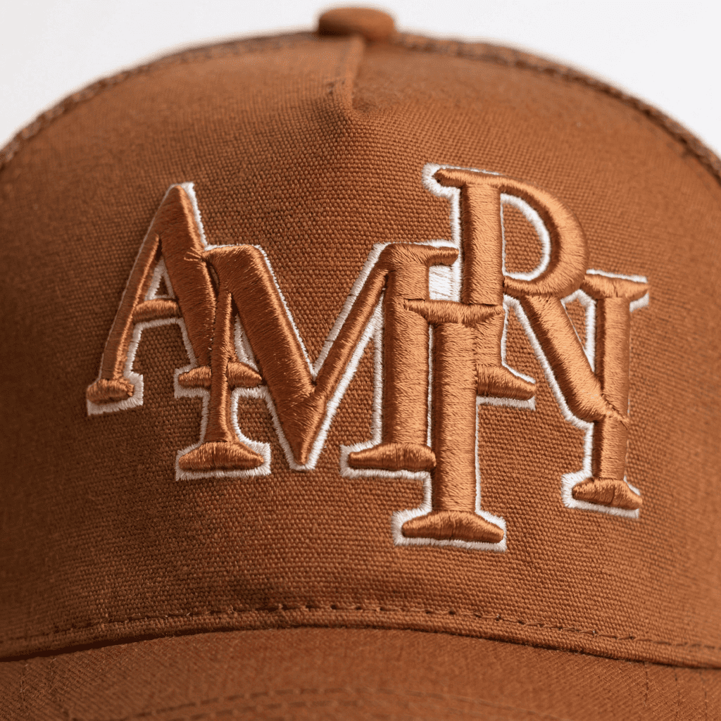 Gorra caqui para hombre - detalle - JDC Luxury Store