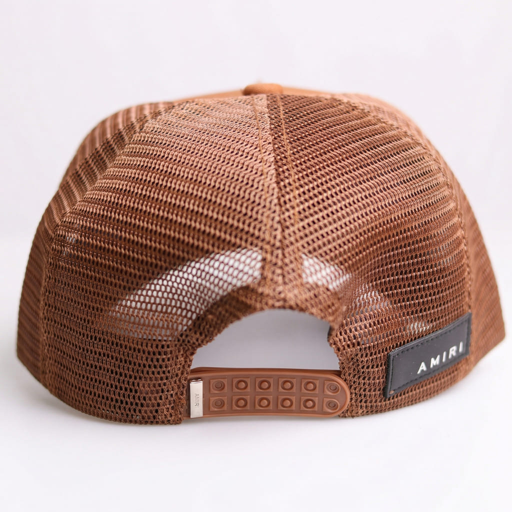 Gorra caqui para hombre - vista trasera - JDC Luxury Store