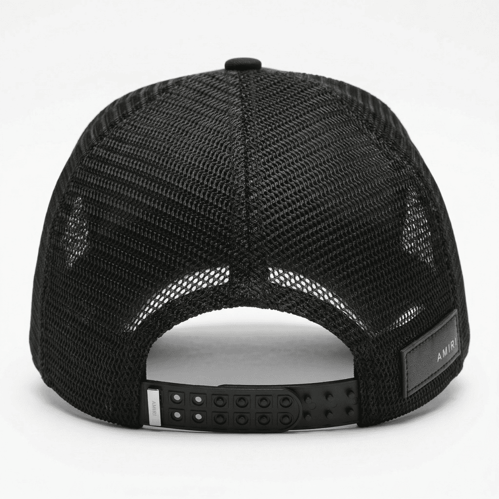 Gorra blanco para hombre - vista trasera - JDC Luxury Store