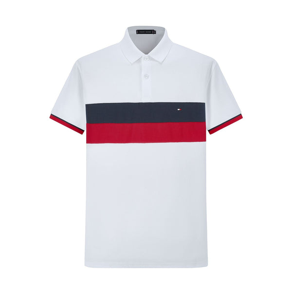 Camiseta TM006# Tipo Polo Blanca Para hombre