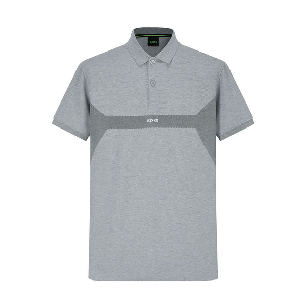 Camiseta BO225# Tipo Polo Gris Para hombre