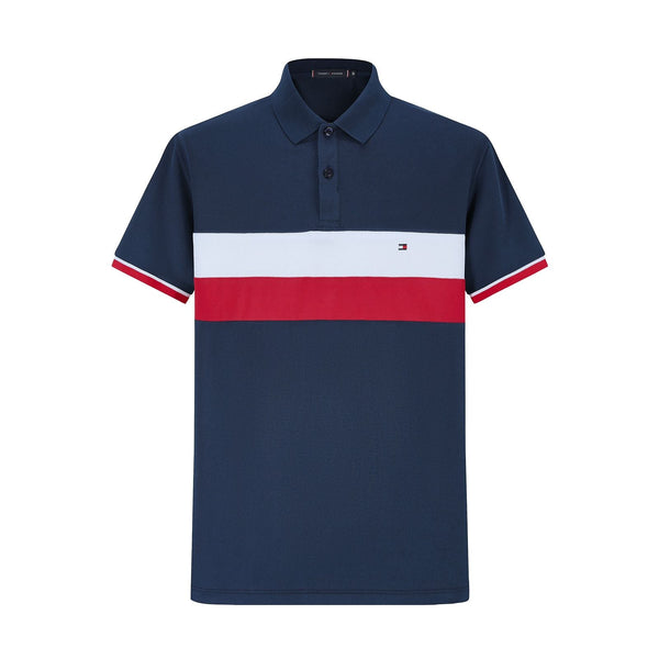 Camiseta TM006# Tipo Polo Azul Para hombre