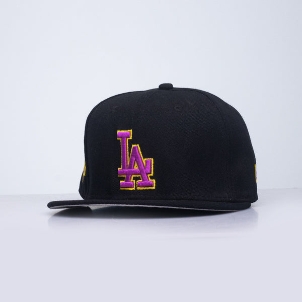 GORRA LOS ANGELES DODGERS PLANA NEGRA