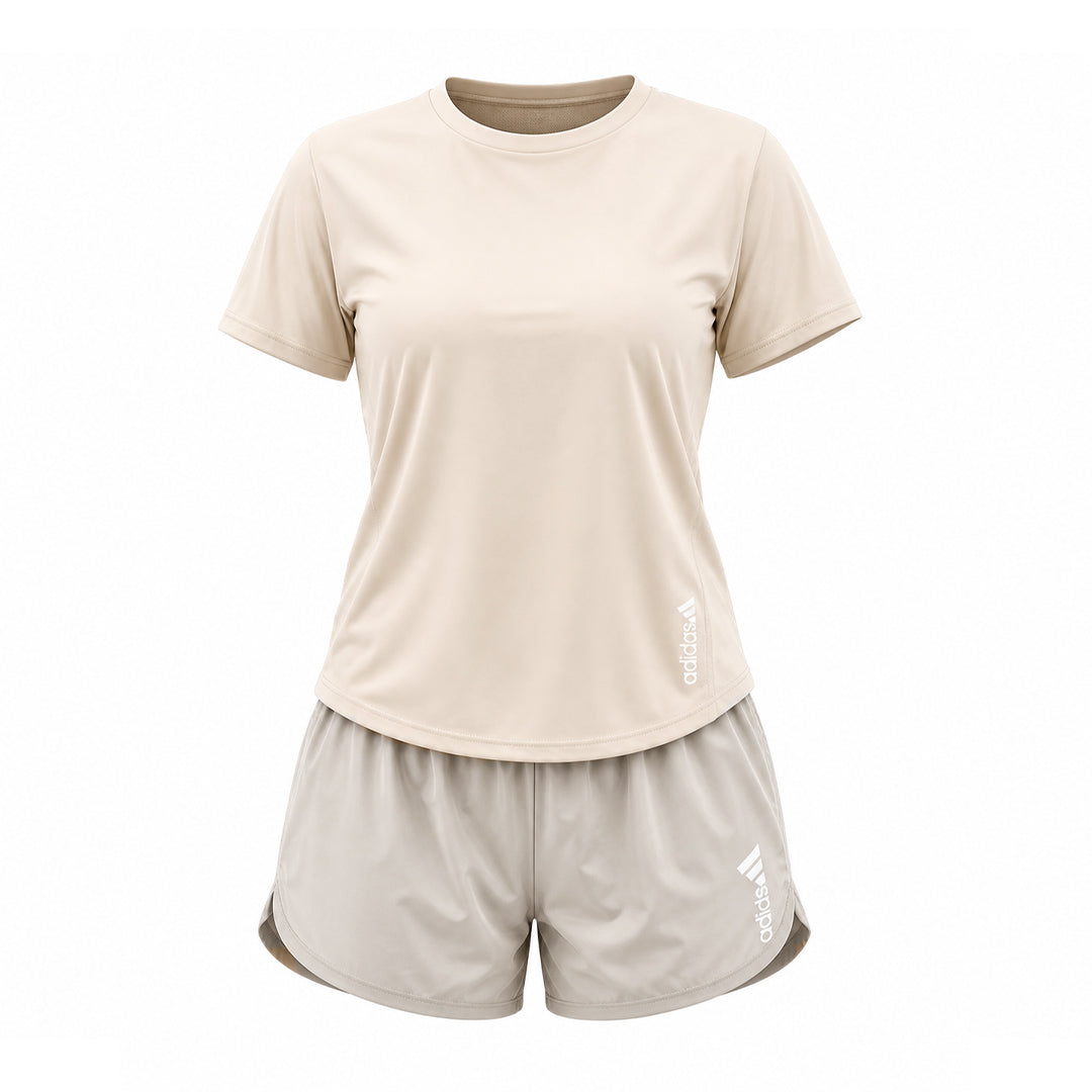 Conjunto Deportivo Crema Para Mujer Ref. MCON02