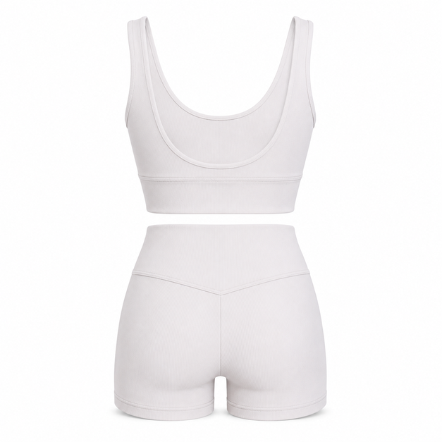 Conjunto Deportivo Crema Para Mujer Ref. MCONJ03