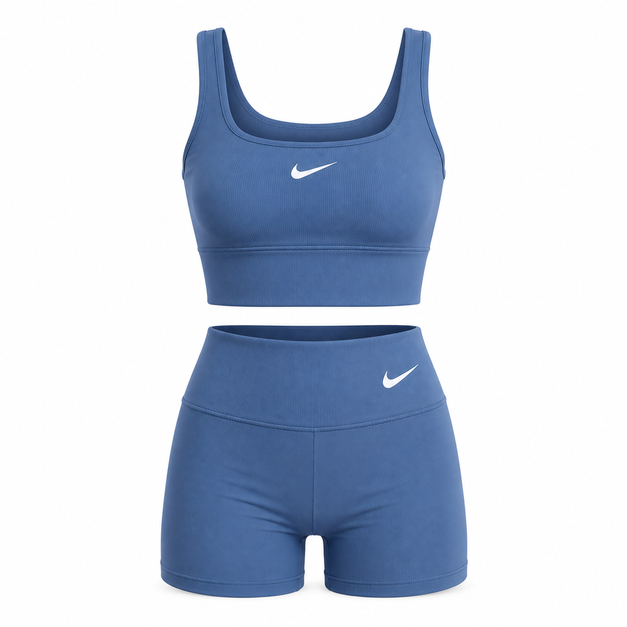 Conjunto Deportivo Azul Oscuro Para Mujer Ref. MCONJ03