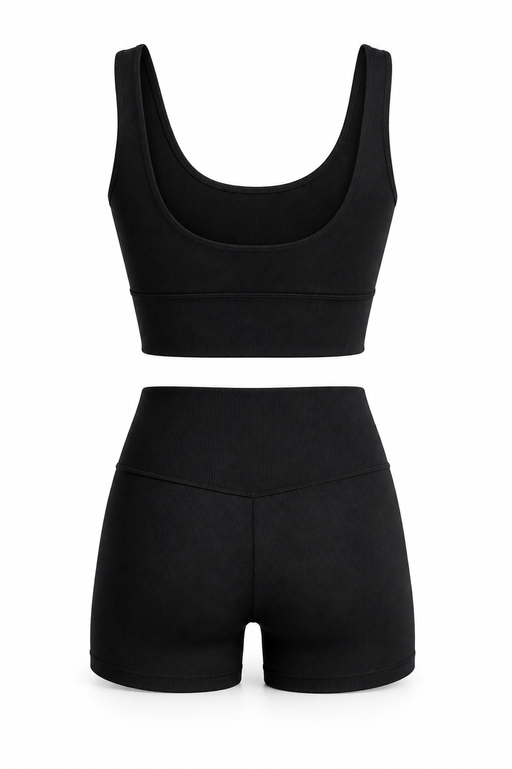 Conjunto Deportivo Negro Para Mujer Ref. MCONJ03