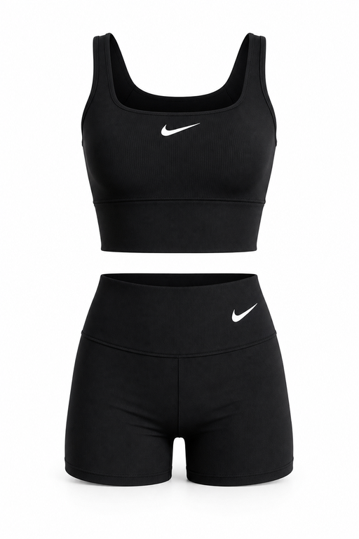 Conjunto Deportivo Negro Para Mujer Ref. MCONJ03