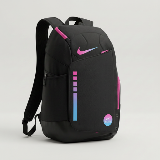 Morral NKE MOR25 Negro/Rosa