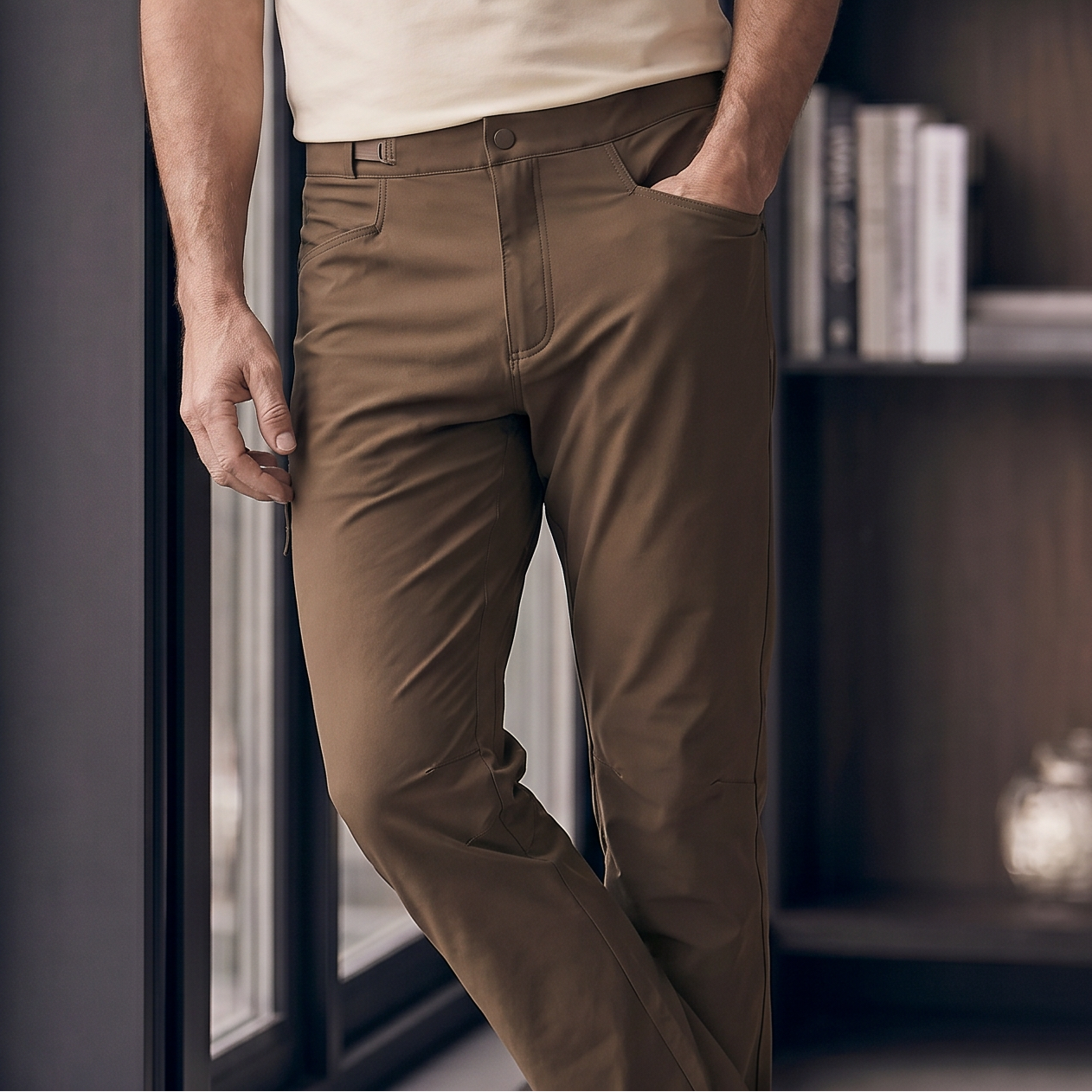 Pantalón 62343 Café Para Hombre