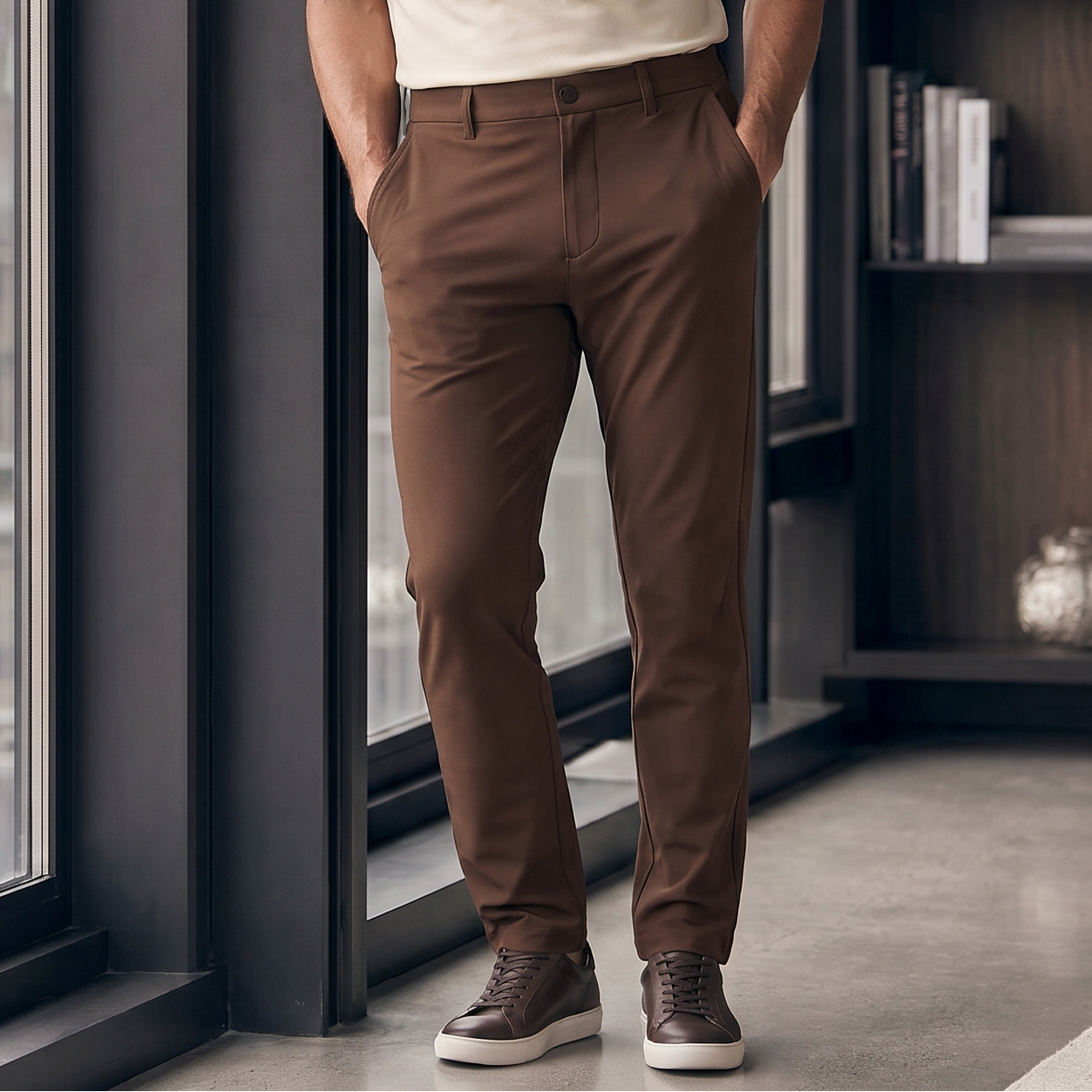 Pantalón 62360 Café Para Hombre