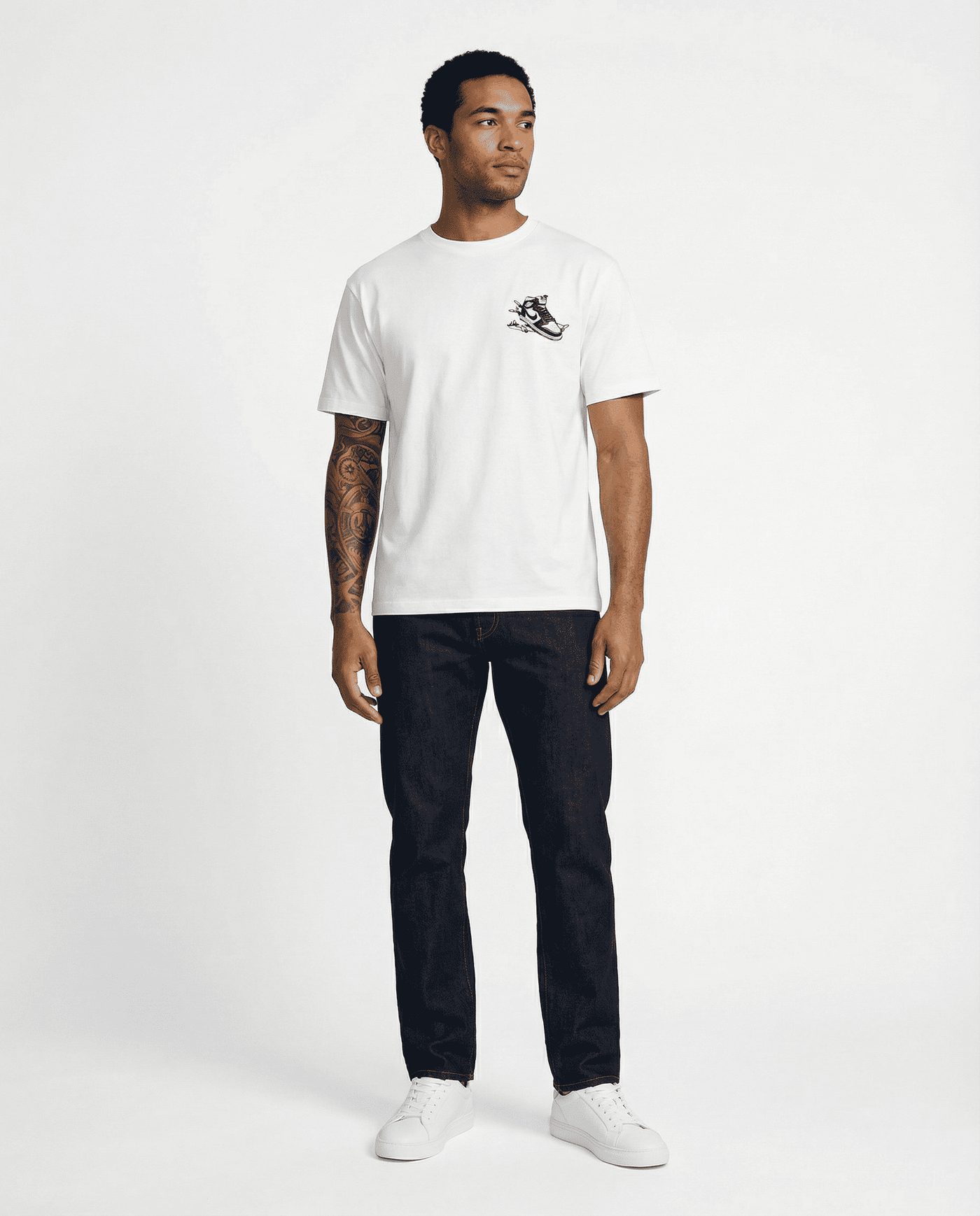 Camiseta 788356 Oversize Blanca Para Hombre
