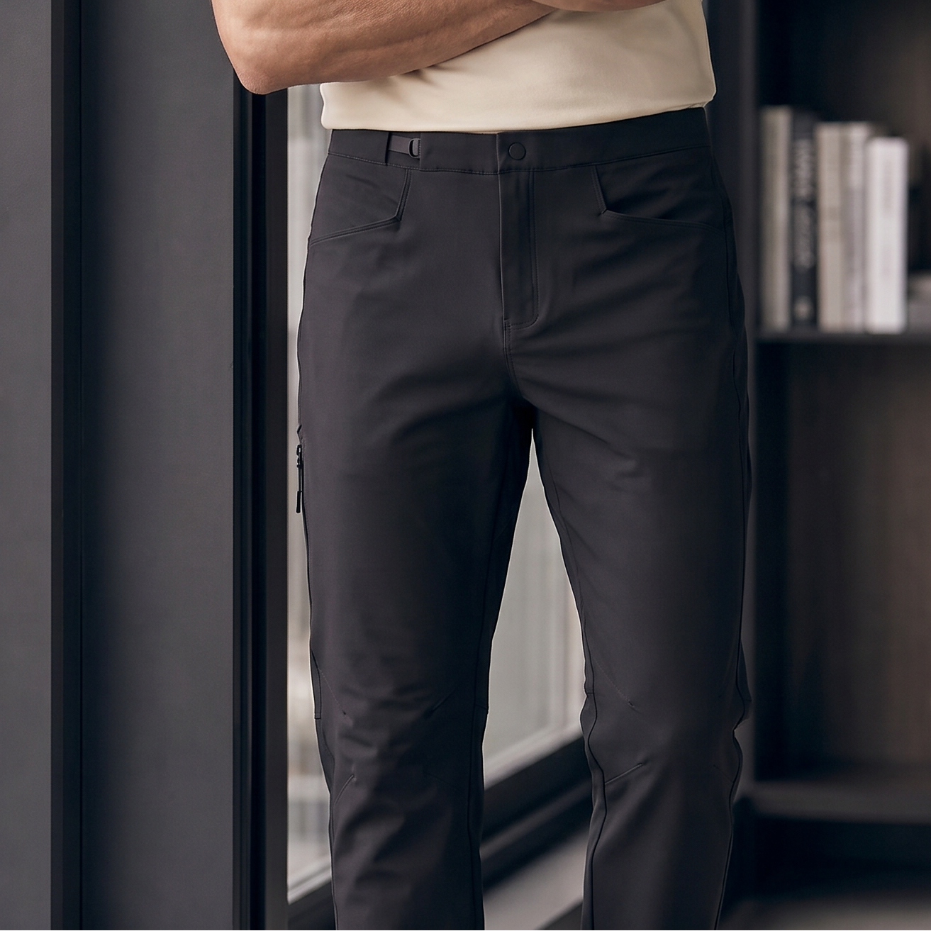 Pantalón 62343 Negro Para Hombre