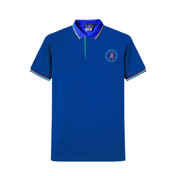 Camiseta 38170 Tipo Polo Azul Para Hombre