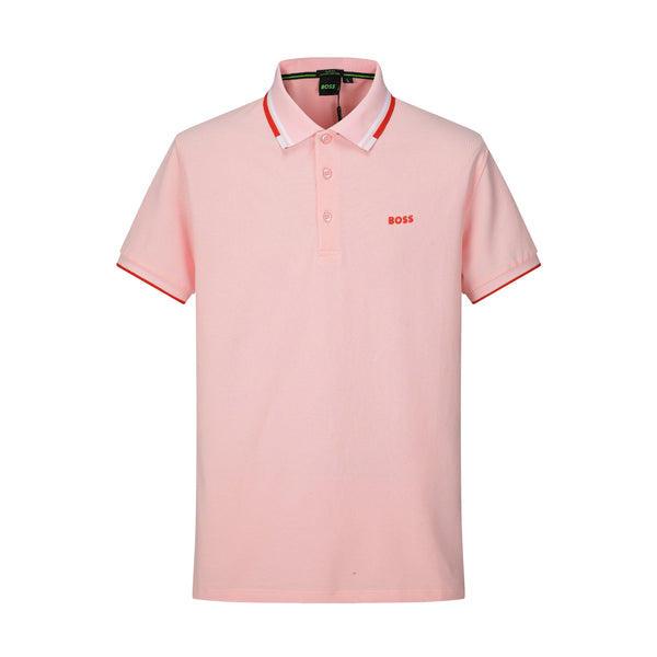 Camiseta 58132 Tipo Polo Rosa Para Hombre