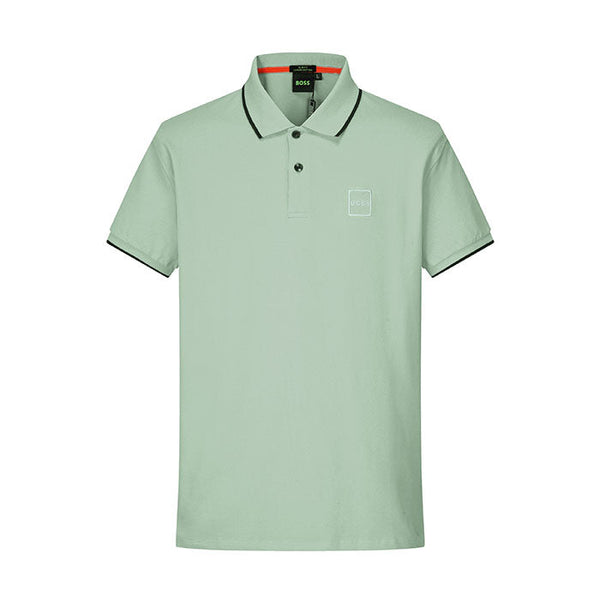 Camiseta 58133 Tipo Polo Verde Claro Para Hombre