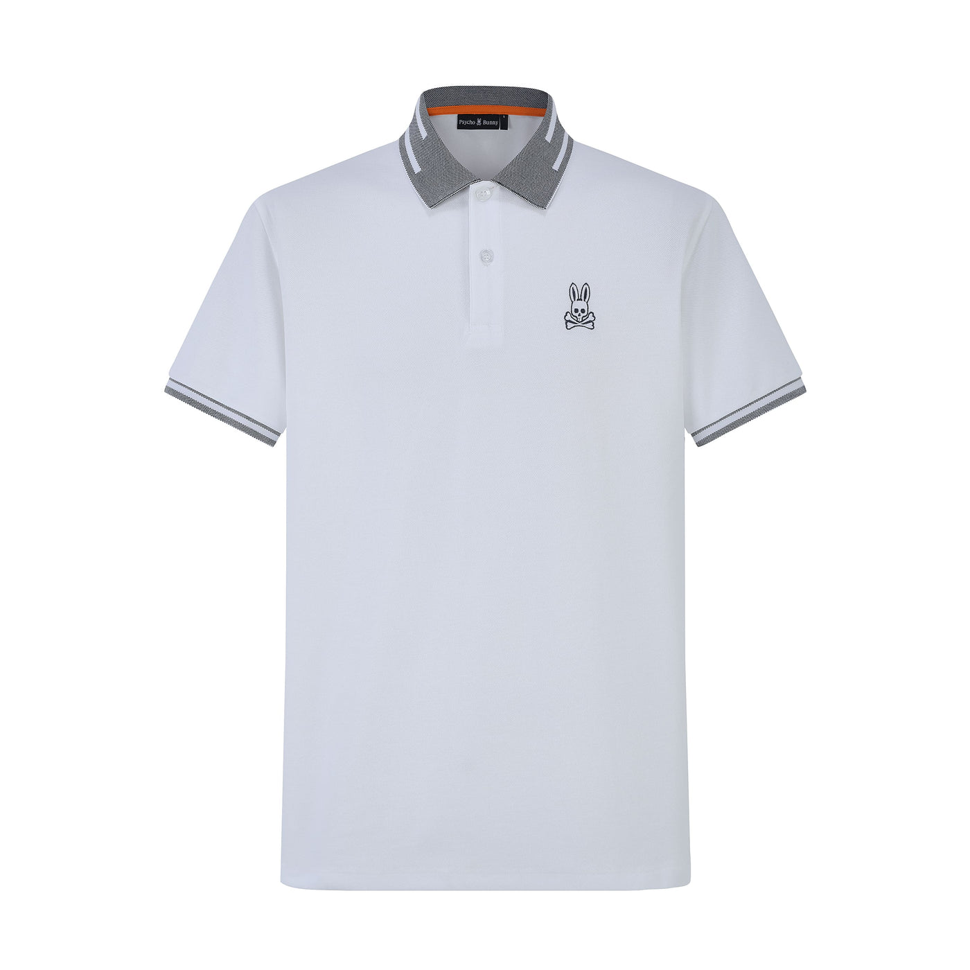 Camiseta 8285-8# Tipo Polo Blanca Para Hombre