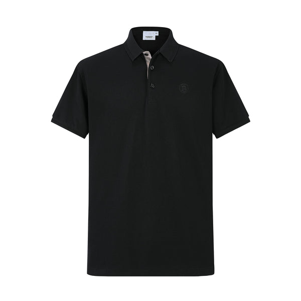 Camiseta 12333-8# Tipo Polo Negra Para hombre