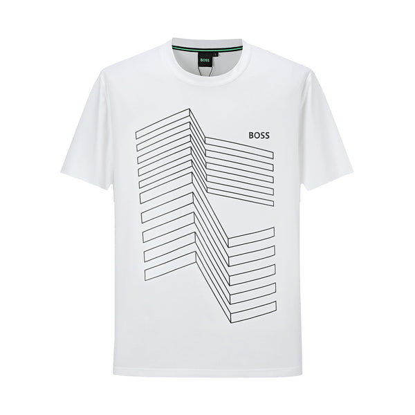 Camiseta 36033 Estampada Blanca Para Hombre