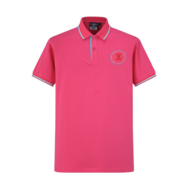 Camiseta 38170 Tipo Polo Rosa Para Hombre