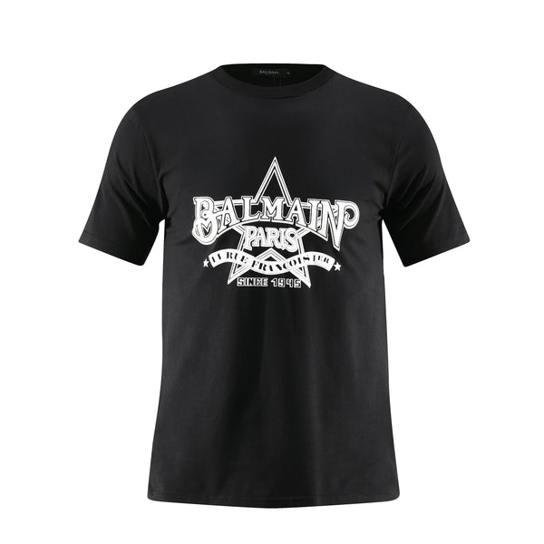 Camiseta 786626 Estampada Negra Para Hombre