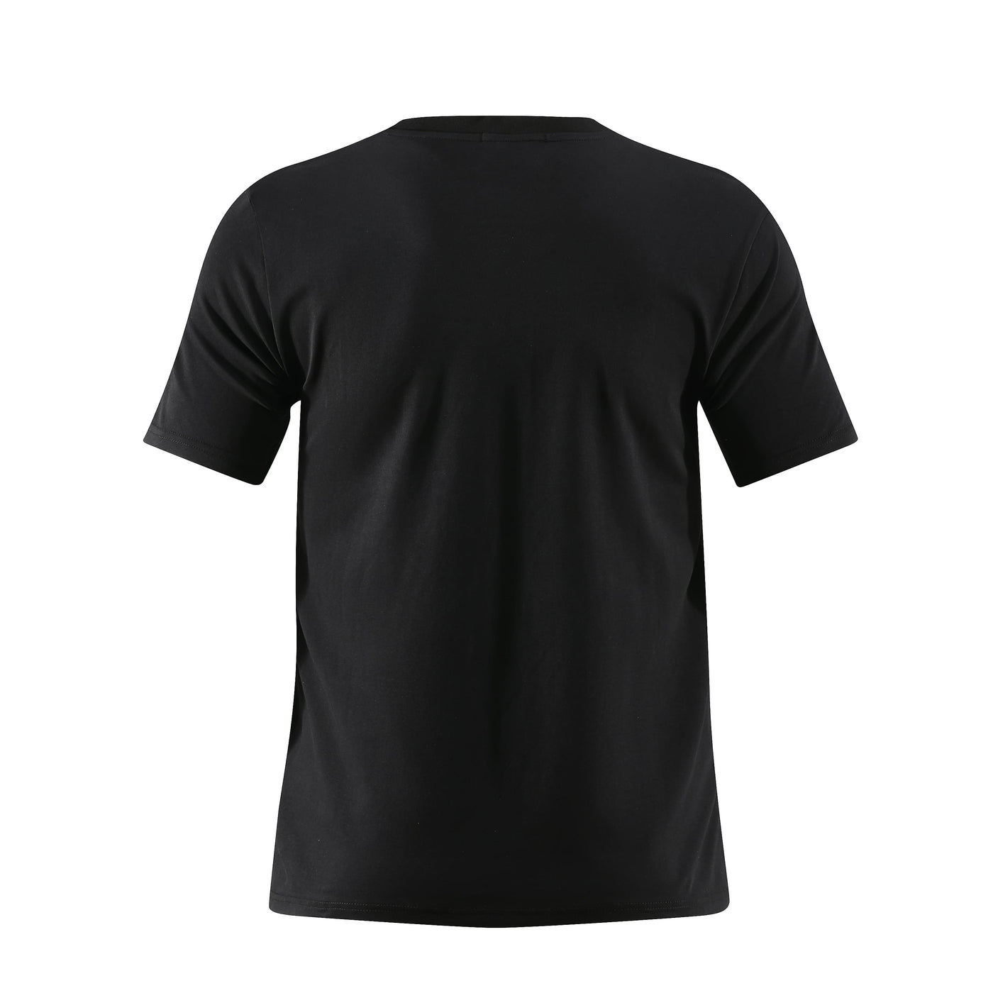 Camiseta 66012 Estampada Negra Para Hombre