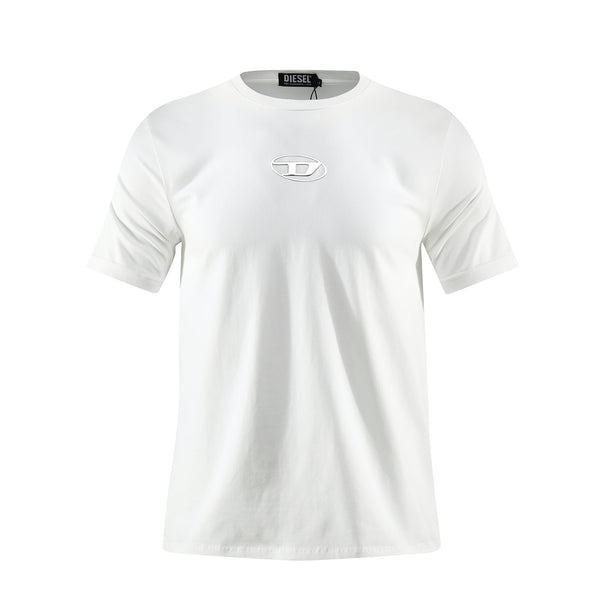 Camiseta 166069 Básica Estampada Blanca Para Hombre
