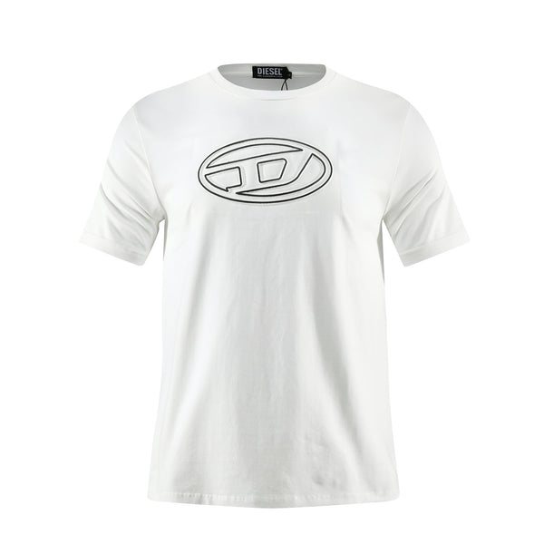 Camiseta 166068 Básica Estampada Blanca Para Hombre