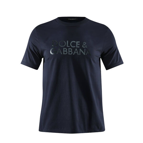 Camiseta 786668 Básica Estampada Azul Oscuro Para Hombre