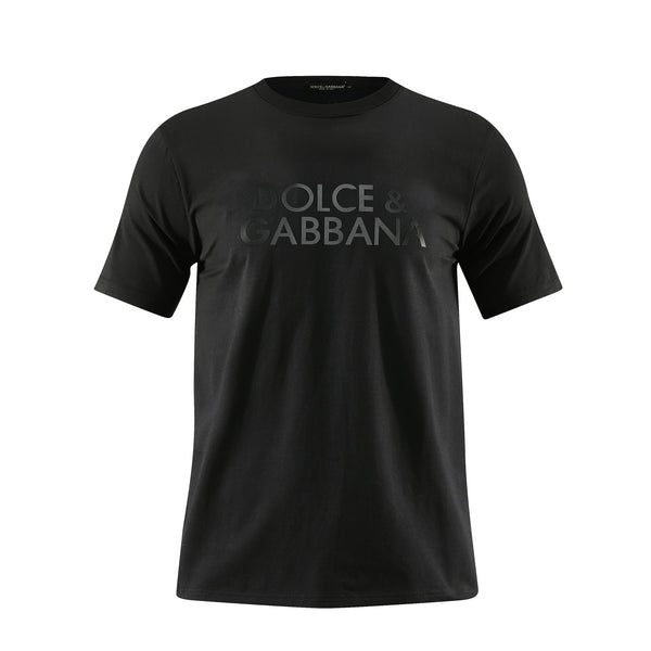 Camiseta 786668 Básica Estampada Negra Para Hombre