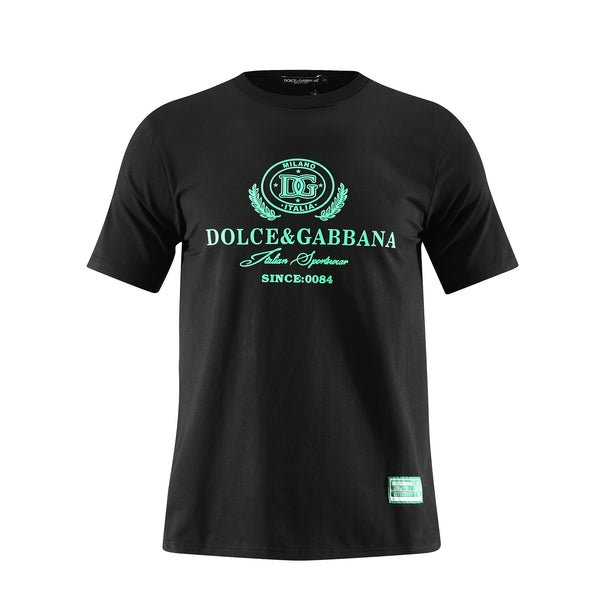 Camiseta 786667 Básica Estampada Negra Para Hombre