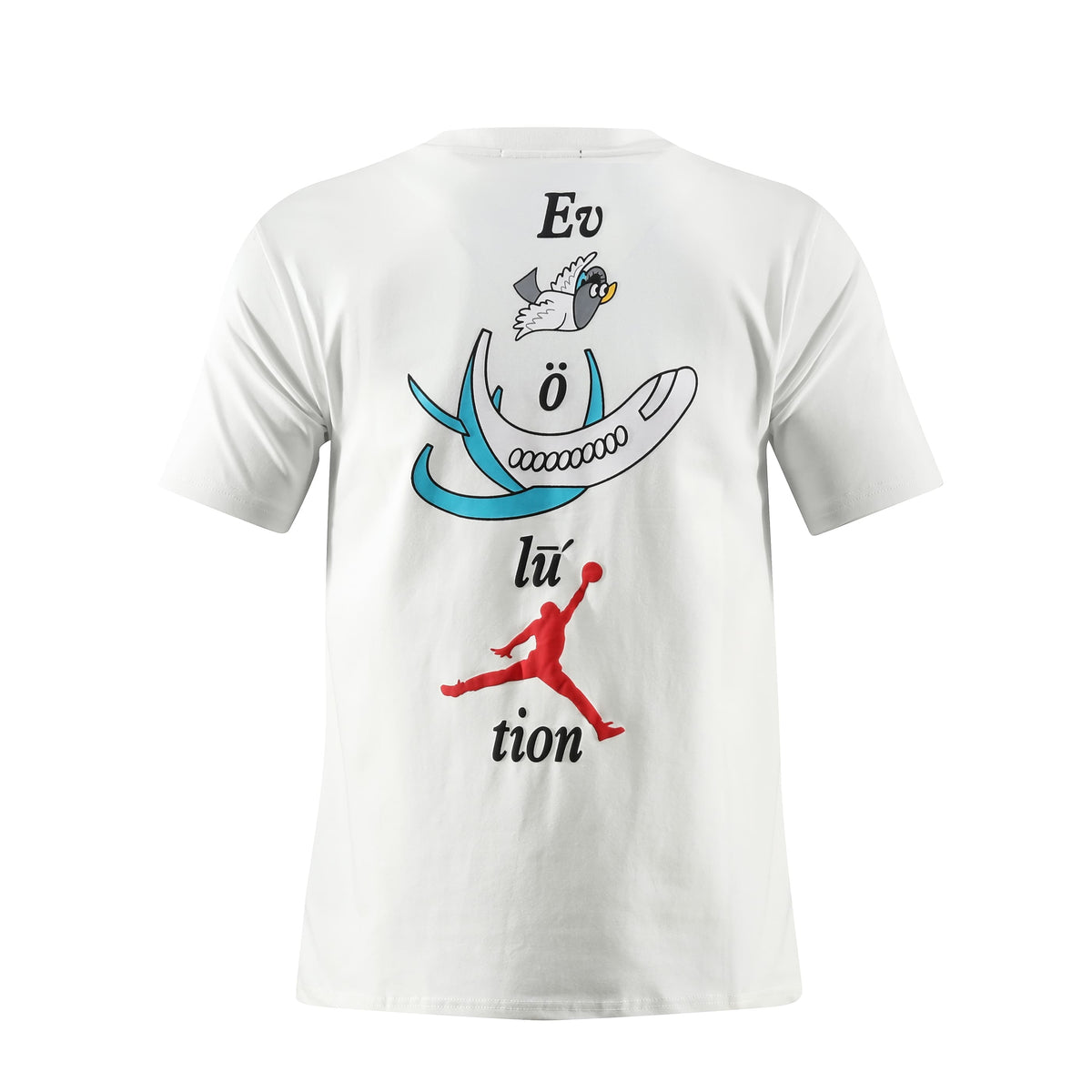 Camiseta estampada blanca para hombre - imagen 2 - JDC Luxury Store
