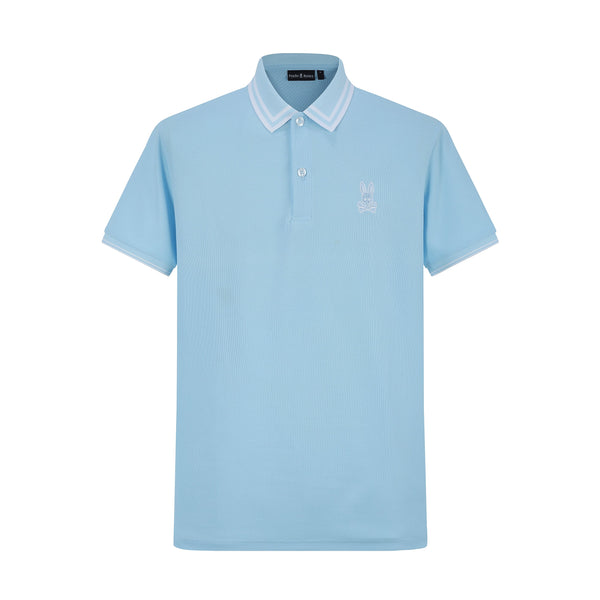 Camiseta 22350 Tipo Polo Azul Cielo Para hombre