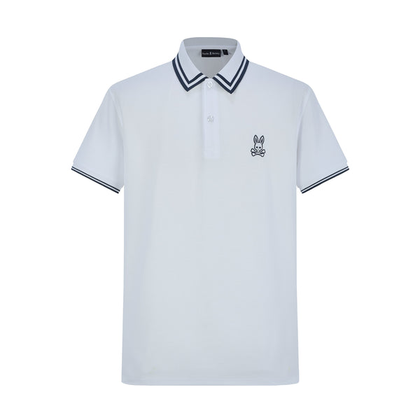 Camiseta 22350 Tipo Polo Blanca Para hombre
