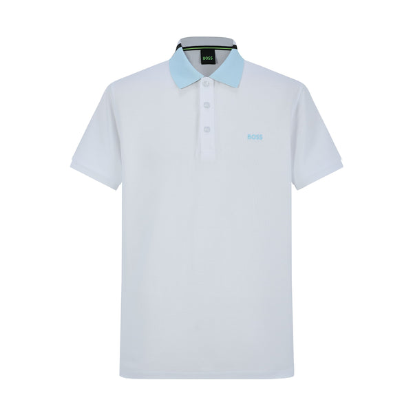 Camiseta 22383# Tipo Polo Blanca Para hombre
