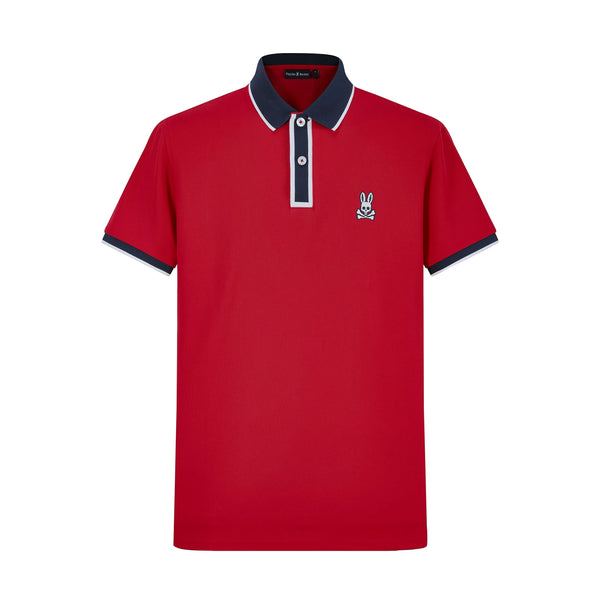 Camiseta 22360# Tipo Polo Roja Para Hombre