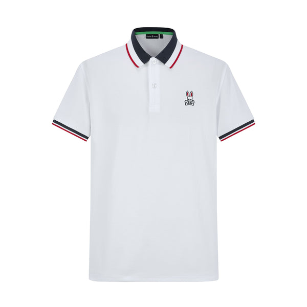 Camiseta 22474 Tipo Polo Blanca Para Hombre