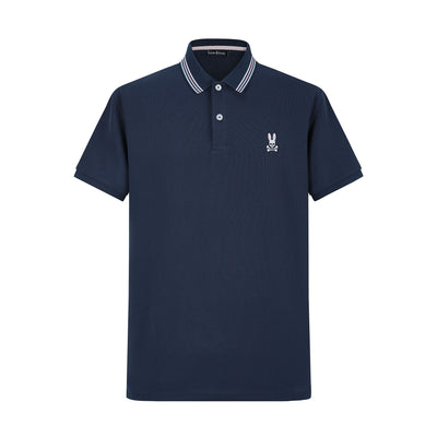 Camiseta 22370 Tipo Polo Azul Oscuro Para Hombre