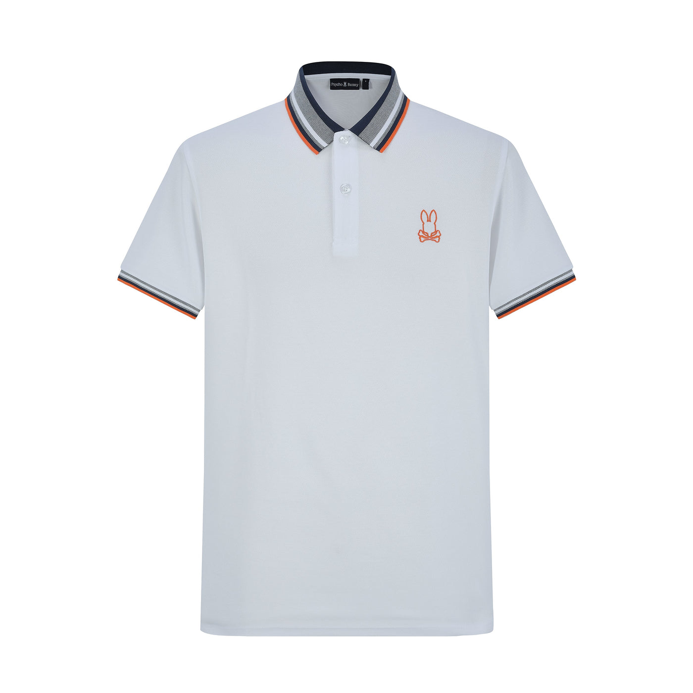 Camiseta 22365# Tipo Polo Blanca Para Hombre