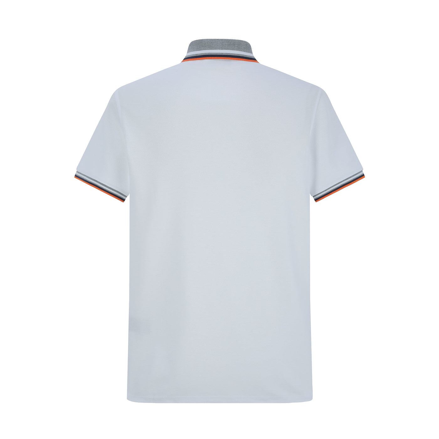 Camiseta 22365# Tipo Polo Blanca Para Hombre