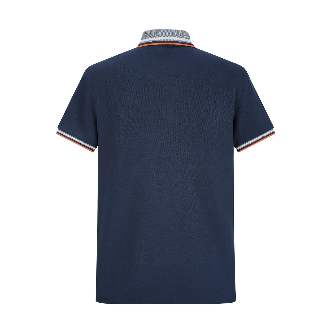Camiseta 22365# Tipo Polo Azul Oscuro Para Hombre