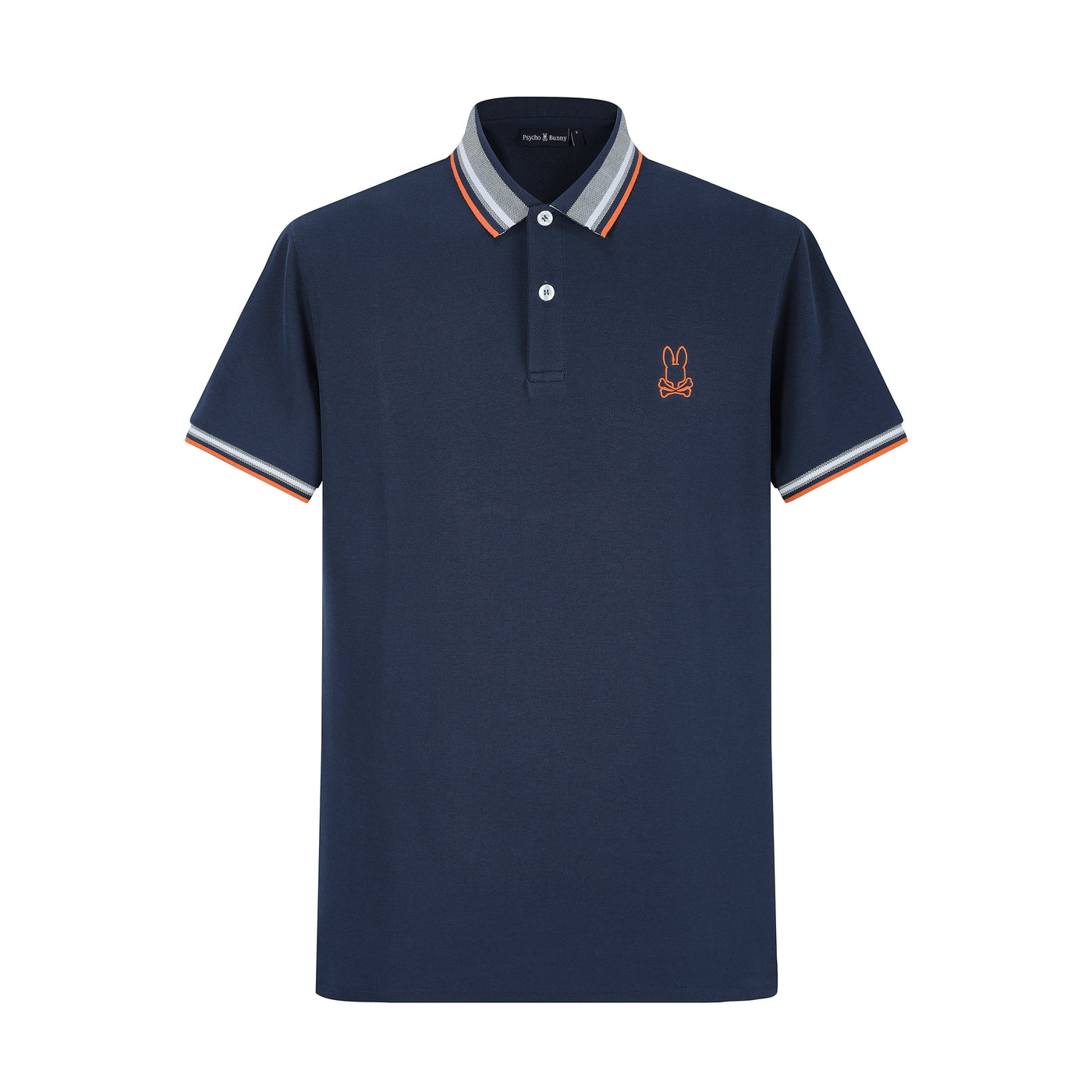 Camiseta 22365# Tipo Polo Azul Oscuro Para Hombre