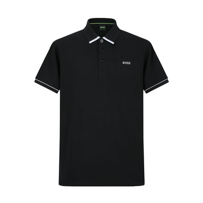 Camiseta 22352#  Tipo Polo Negra Para hombre