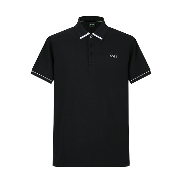 Camiseta 22352#  Tipo Polo Negra Para hombre