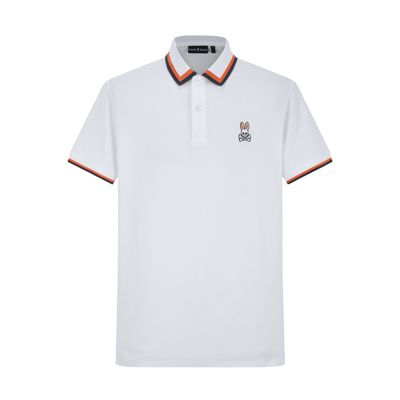 Camiseta 34591# Tipo Polo Blanca Para Hombre