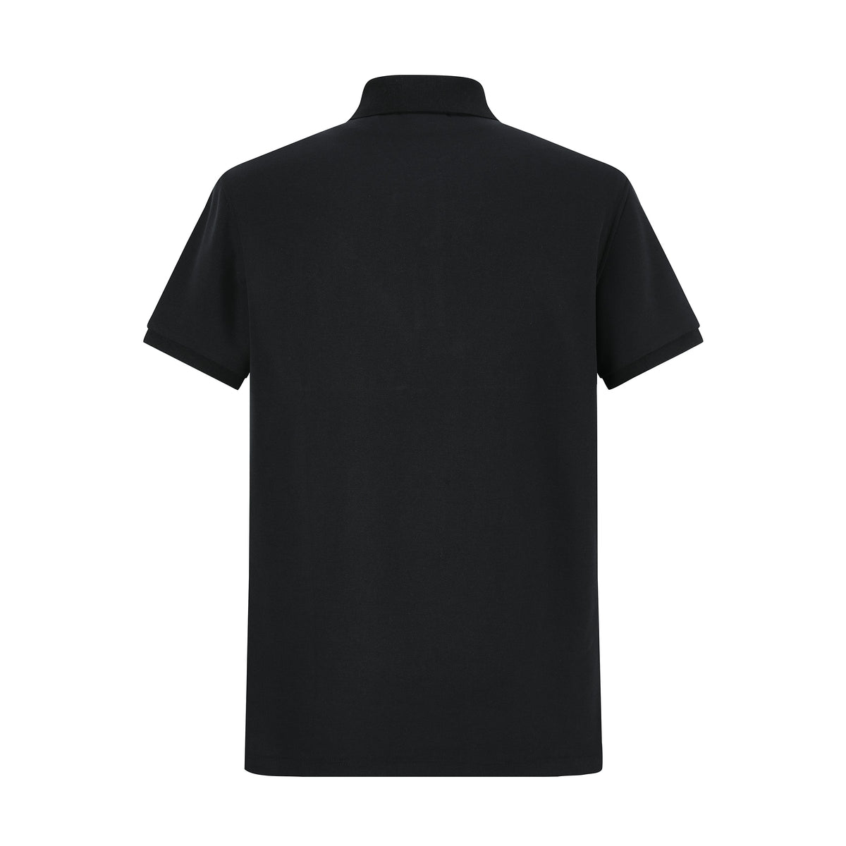 Camiseta 22362-1 Tipo Polo Negra Para Hombre